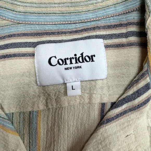 Corridor Men’s Seersucker Shirt - Picture 2 of 3